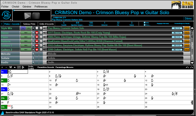 DAW Plugin main screen - v.3
